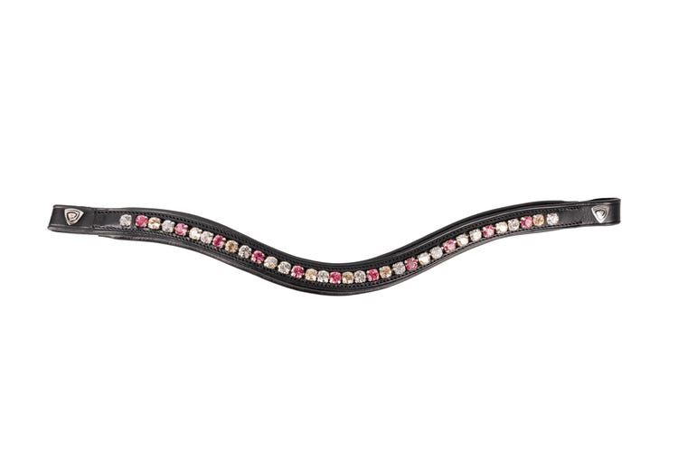 ProPresicce Signature Curved Diamante Browband by Hy Equestrian image 1